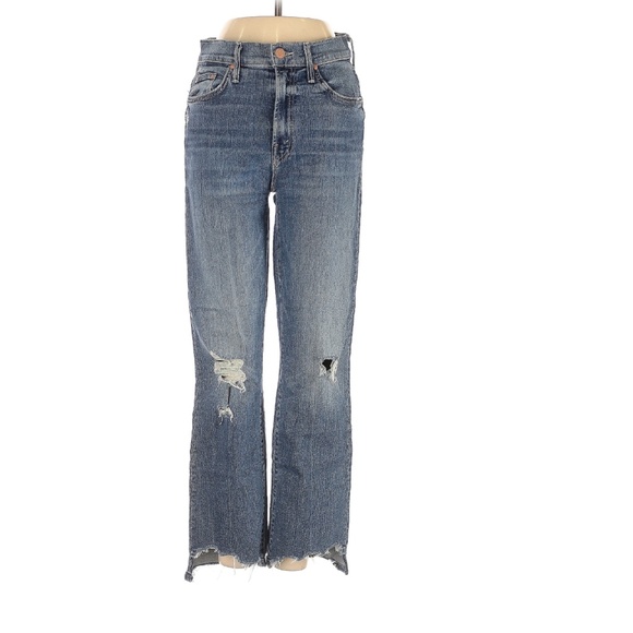 MOTHER Insider Crop Step ChewJean - Picture 1 of 4